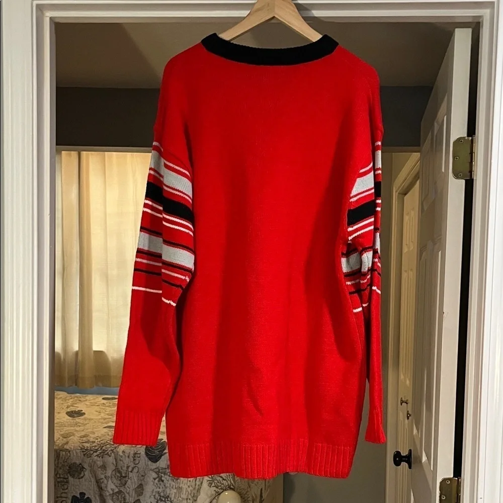 South Pole Denim Co. Authentic Collection Men’s Sweater Size XL Red/Gray/White